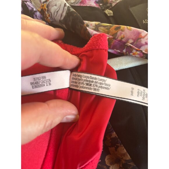 Victoria Secret Push-Up Racerback Bra Red - Picture 9 of 12